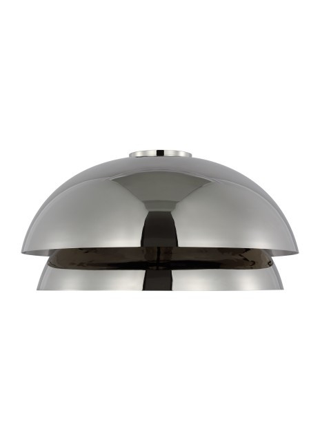 Flush Mounts Metal Shade by Visual Comfort Modern ( 182 | SLFM13627N Shanti ) 