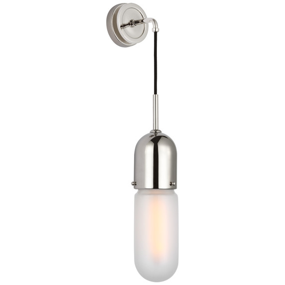 Sconces Single Glass by Visual Comfort Signature ( 268 | TOB 2645PN-FG Junio ) 
