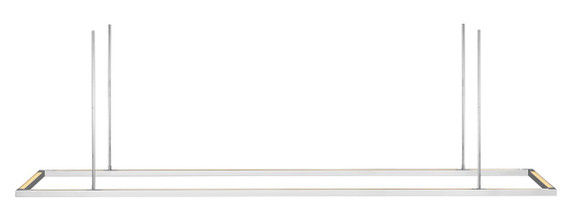 Linear/Island Open Frame by Visual Comfort Modern ( 182 | 700LSSTG84PSS-LED927-277 Stagger ) 