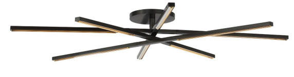 Semi-Flush Mts. Geometric/Linear by Visual Comfort Modern ( 182 | SLFM56627CCBZ Cityscape ) 