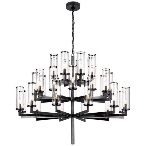Large Chandeliers Glass Shade by Visual Comfort Signature ( 268 | KW 5202BZ-CG Liaison ) 