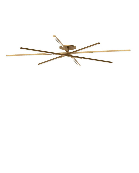 Semi-Flush Mts. Geometric/Linear by Visual Comfort Modern ( 182 | SLFM56627CCHAB Cityscape ) 