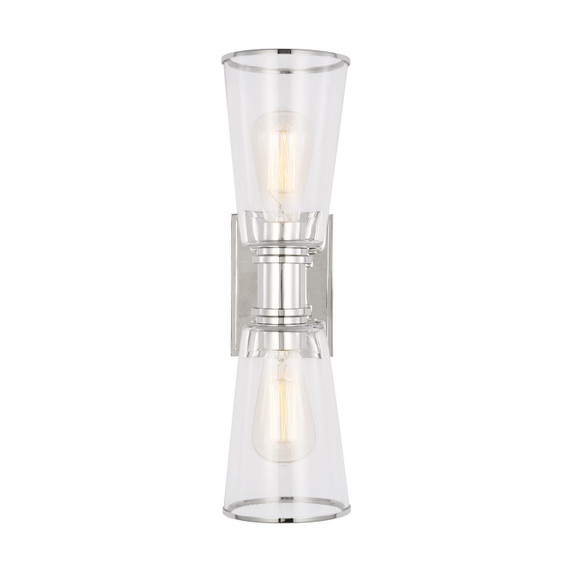 Bathroom Fixtures Cylindrical / Linear by Visual Comfort Studio ( 454 | CV1042PN Alessa ) 