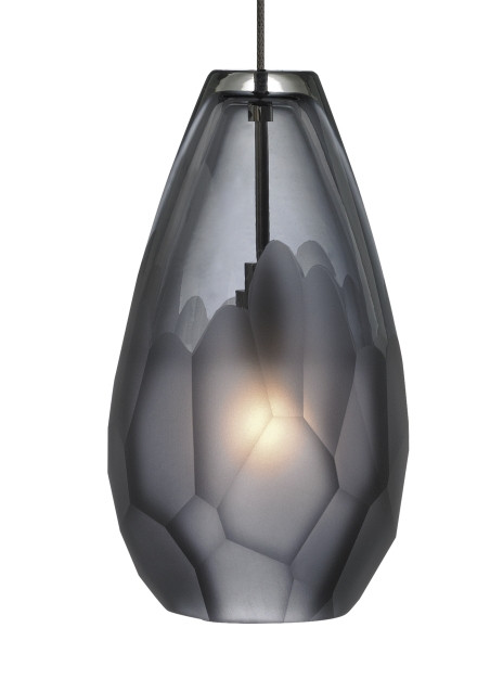 Multi-Systems Line Voltage Pendants by Visual Comfort Modern ( 182 | 700FJBRLKZ Briolette ) 