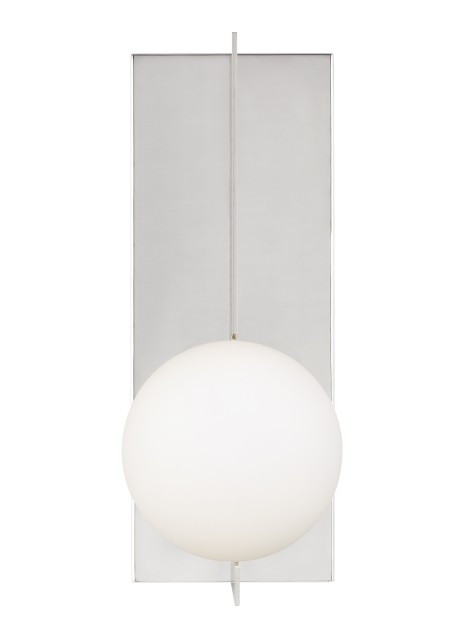Sconces Single Glass by Visual Comfort Modern ( 182 | 700WSOBLNB Orbel ) 