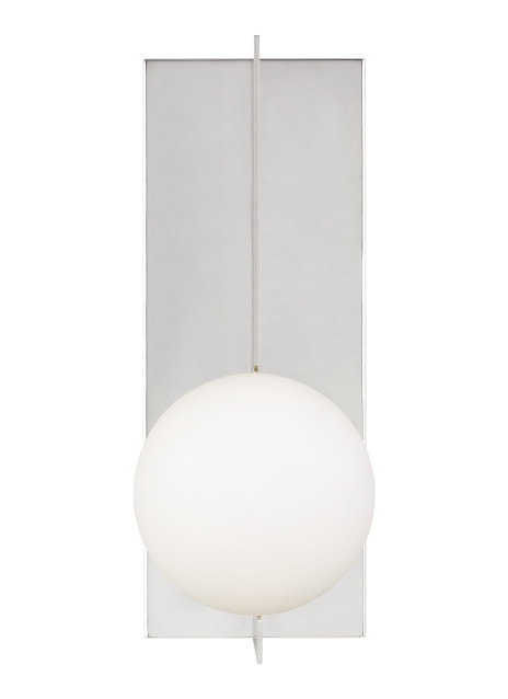 Sconces Single Glass by Visual Comfort Modern ( 182 | 700WSOBLN-LED930 Orbel ) 