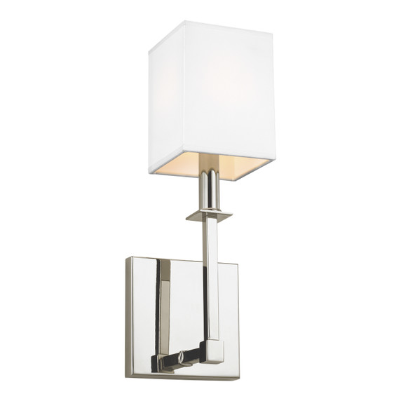 Sconces Single Candle by Visual Comfort Studio ( 454 | WB1872PN Quinn ) 