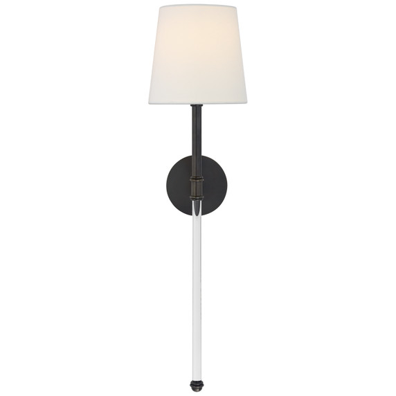 Sconces Single Candle by Visual Comfort Signature ( 268 | SK 2017BZ-L Camille ) 