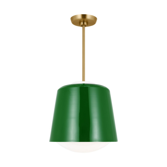 Pendants Metal Shade by Visual Comfort Studio ( 454 | KSP1141GRN Draper ) 