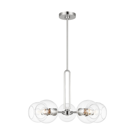 Mid. Chandeliers Glass Down by Visual Comfort Studio ( 454 | 3155705-962 Codyn ) 