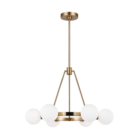 Mid. Chandeliers Glass Down by Visual Comfort Studio ( 454 | 3161606-848 Clybourn ) 