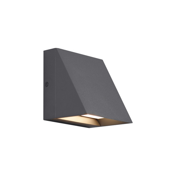 Exterior Wall Mount by Visual Comfort Modern ( 182 | 700WSPITSH-LED827-277 Pitch ) 