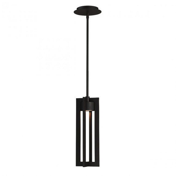 Mini Pendants Glass Down by W.A.C. Lighting ( 34 | PD-W48616-BK Chamber ) 