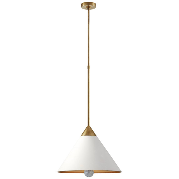 Pendants Metal Shade by Visual Comfort Signature ( 268 | KW 5509AB/AW-FA Cleo ) 