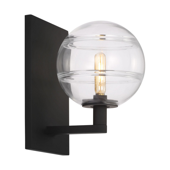 Sconces Single Glass by Visual Comfort Modern ( 182 | 700WSSDNCB-LED927 Sedona ) 