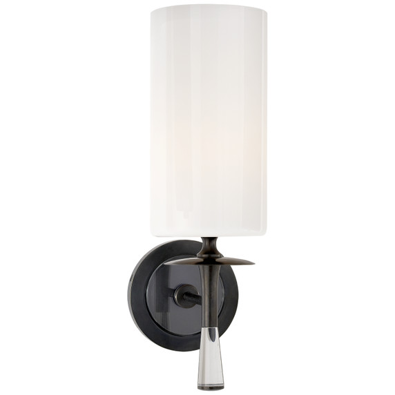 Sconces Single Glass by Visual Comfort Signature ( 268 | ARN 2018BZ/CG-WG drunmore ) 