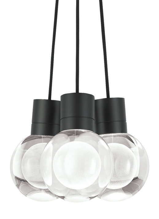 Pendants Glass Down by Visual Comfort Modern ( 182 | 700TDMINAP3CBB-LEDWD Mina ) 