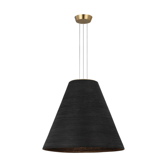 Pendants Glass Down by Visual Comfort Modern ( 182 | SLPD12527BNB Karam ) 