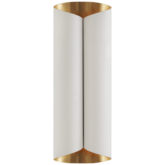 Sconces Metal by Visual Comfort Signature ( 268 | ARN 2037PW/G Selfoss ) 