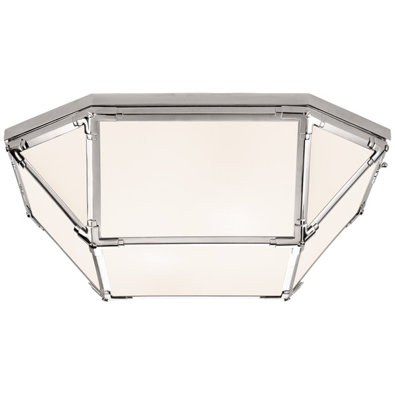 Flush Mounts Bowl Style by Visual Comfort Signature ( 268 | SK 4009PN-WG Morris ) 