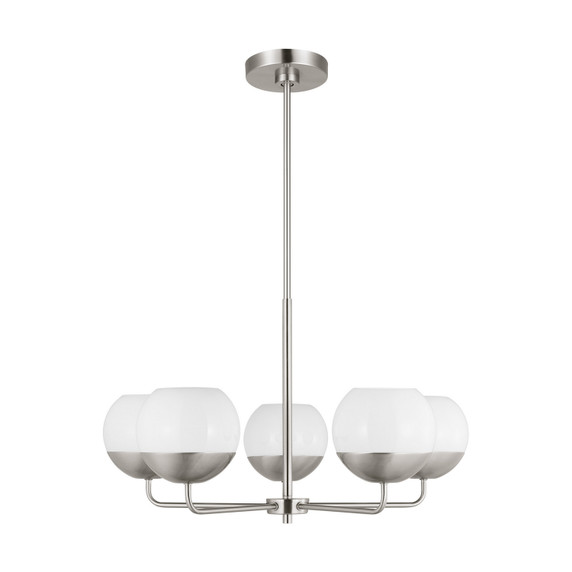 Mid. Chandeliers Glass Up by Visual Comfort Studio ( 454 | 3168105EN3-962 Alvin ) 