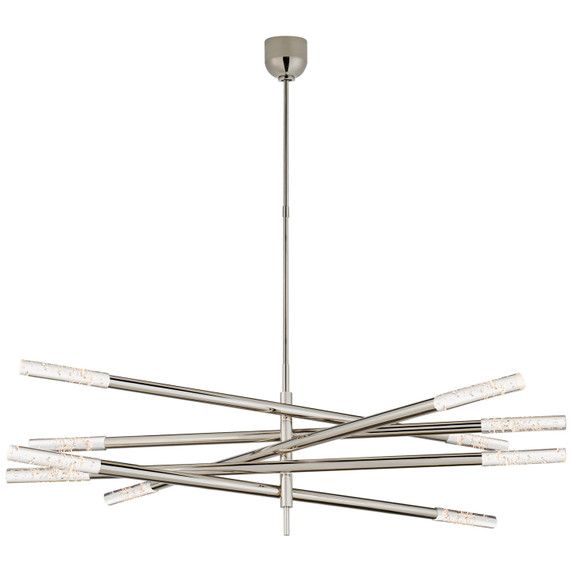 Large Chandeliers Starburst by Visual Comfort Signature ( 268 | KW 5587PN-SG Rousseau ) 