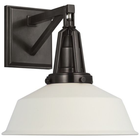 Sconces Directional/Cylinder by Visual Comfort Signature ( 268 | CHD 2455BZ-WHT Layton ) 