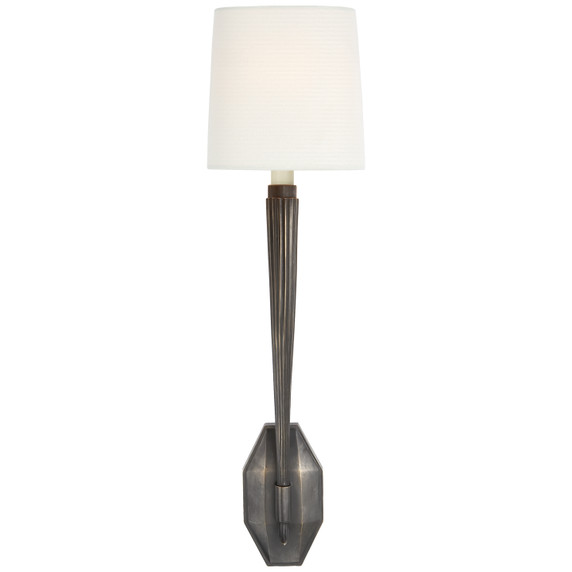 Sconces Single Candle by Visual Comfort Signature ( 268 | CHD 2460BZ-L Ruhlmann ) 