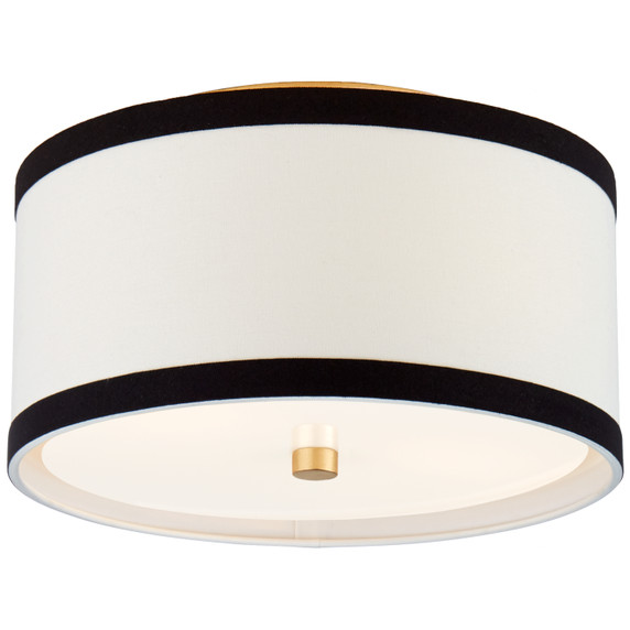 Flush Mounts Drum Shade by Visual Comfort Signature ( 268 | KS 4070G-L/BL Walker ) 