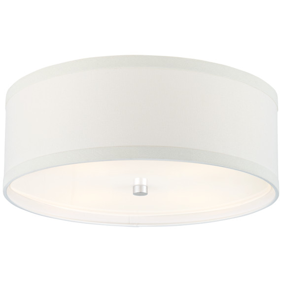Flush Mounts Drum Shade by Visual Comfort Signature ( 268 | KS 4071BSL-L Walker ) 