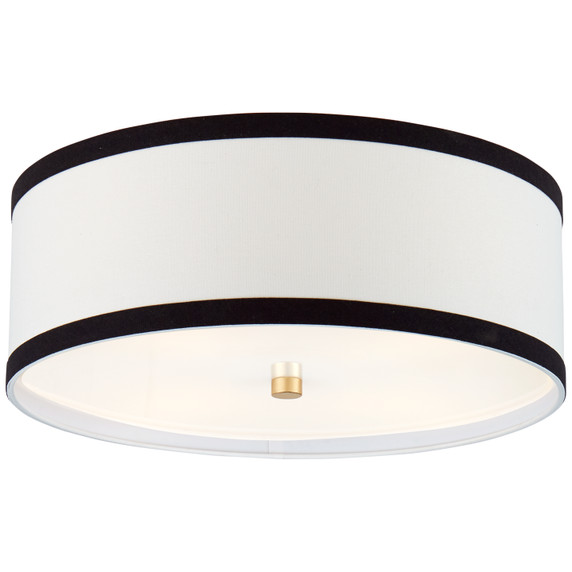 Flush Mounts Drum Shade by Visual Comfort Signature ( 268 | KS 4071G-L/BL Walker ) 