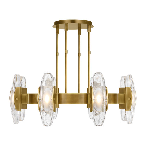 Large Chandeliers Glass Shade by Visual Comfort Modern ( 182 | 700WYT8BR-LED927 Wythe ) 