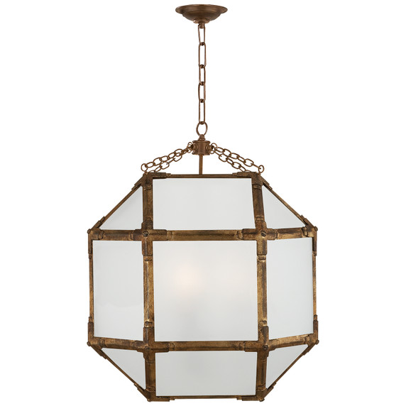 Foyer/Hall Lanterns Glass w/Frame by Visual Comfort Signature ( 268 | SK 5009GI-FG Morris ) 