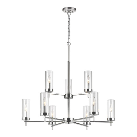 Mid. Chandeliers Glass Up by Visual Comfort Studio ( 454 | 3190309EN-05 Zire ) 