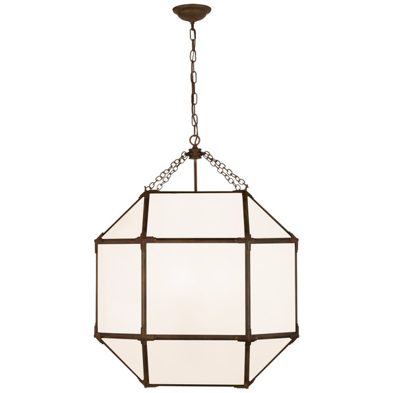 Foyer/Hall Lanterns Glass w/Frame by Visual Comfort Signature ( 268 | SK 5010AZ-WG Morris ) 
