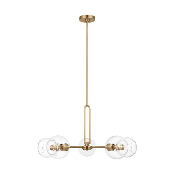 Mid. Chandeliers Glass Down by Visual Comfort Studio ( 454 | 3255705-848 Codyn ) 