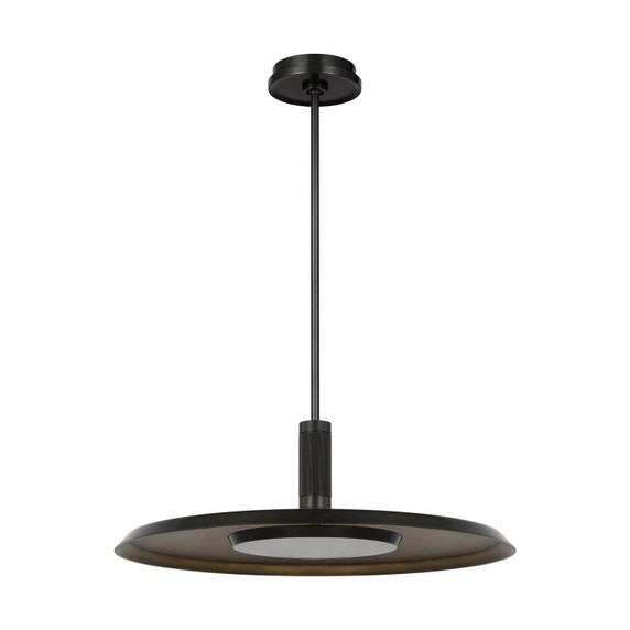 Pendants Metal Shade by Visual Comfort Modern ( 182 | AKPD17027BZ/DB Saucer ) 