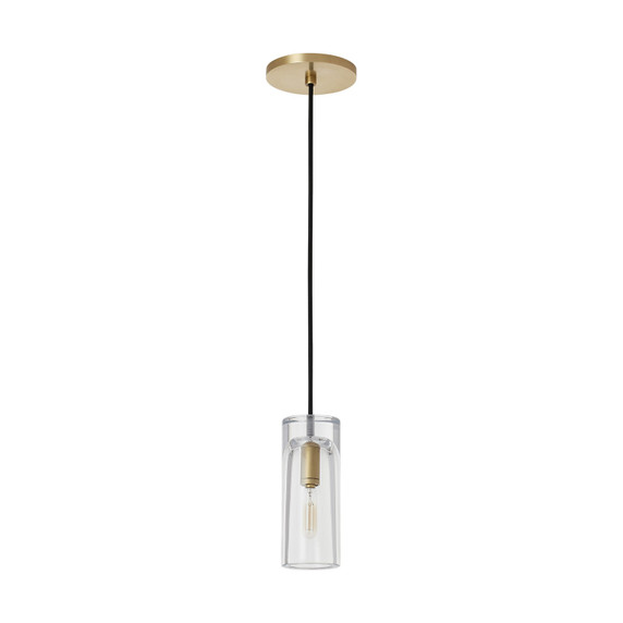 Mini Pendants Glass Down by Visual Comfort Modern ( 182 | SLPD277CNB-L Horizon ) 