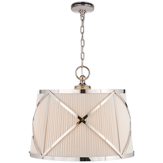 Pendants Drum Shade by Visual Comfort Signature ( 268 | CHC 1483PN-L Grosvenor ) 