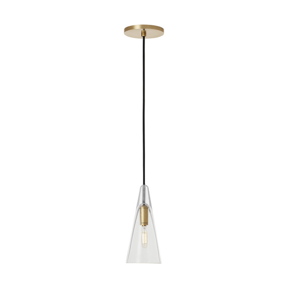 Mini Pendants Glass Down by Visual Comfort Modern ( 182 | SLPD281CNB-L Selina ) 
