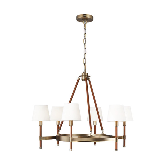 Mid. Chandeliers Candle by Visual Comfort Studio ( 454 | LC1006TWB Katie ) 