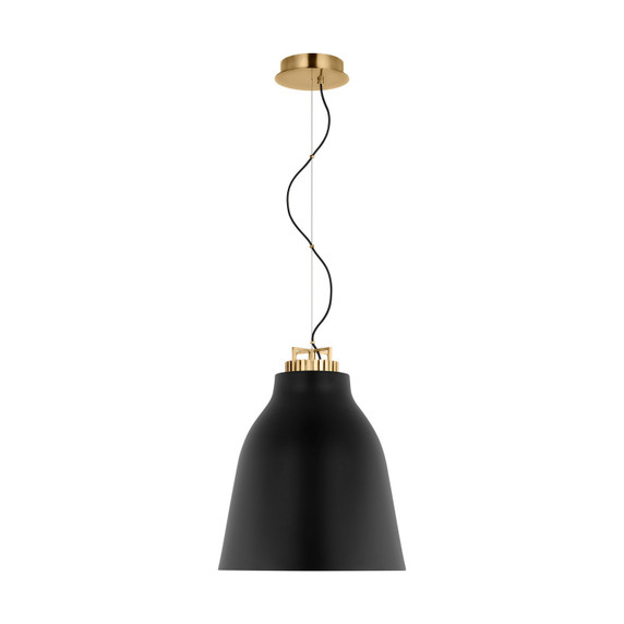 Pendants Metal Shade by Visual Comfort Modern ( 182 | SLPD29927BNB Forge ) 