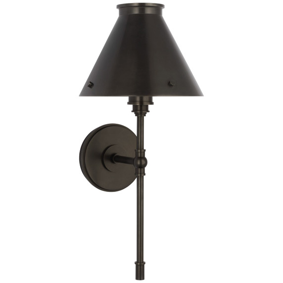 Sconces Single Candle by Visual Comfort Signature ( 268 | CHD 2532BZ Parkington ) 