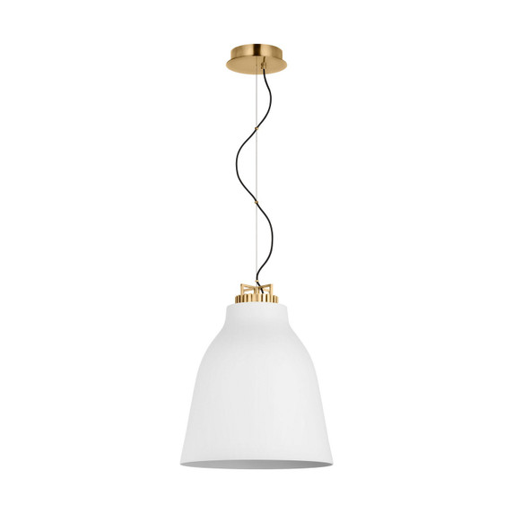 Pendants Metal Shade by Visual Comfort Modern ( 182 | SLPD29927WNB Forge ) 