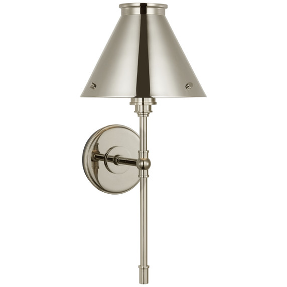Sconces Single Candle by Visual Comfort Signature ( 268 | CHD 2532PN Parkington ) 
