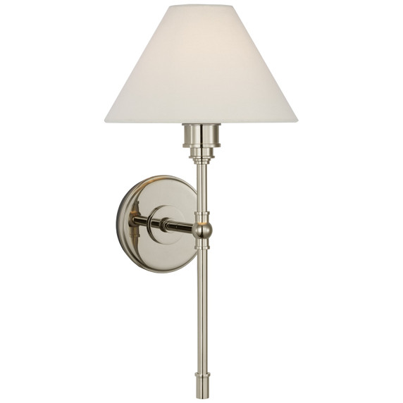 Sconces Single Candle by Visual Comfort Signature ( 268 | CHD 2532PN-L Parkington ) 