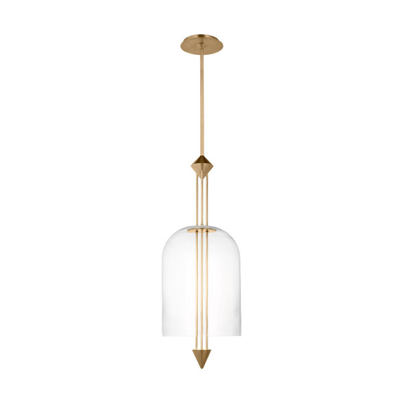 Mini Pendants Glass Down by Visual Comfort Modern ( 182 | SLPD31527CNB Cathedral ) 