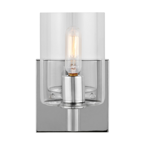 Sconces Single Glass by Visual Comfort Studio ( 454 | 4164201-05 Fullton ) 