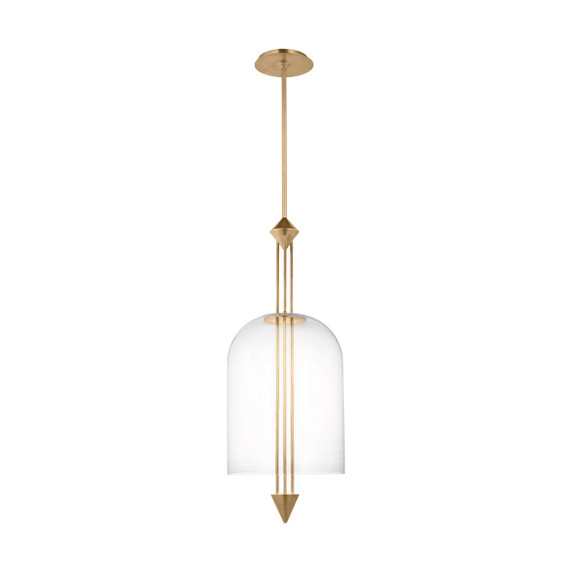 Pendants Glass Down by Visual Comfort Modern ( 182 | SLPD31627CNB Cathedral ) 