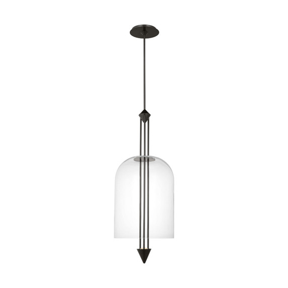 Pendants Glass Down by Visual Comfort Modern ( 182 | SLPD31727CBZ Cathedral ) 